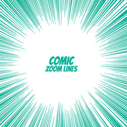 Dynamic Zoom Speed Lines Background vector image