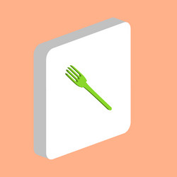 Fork and knife computer symbol Royalty Free Vector Image