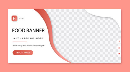 abstract banner design web template set vector image