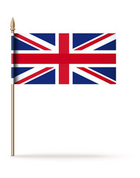 Union Jack Flag Icon Vector Image