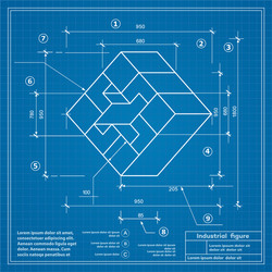 Blueprint background Royalty Free Vector Image