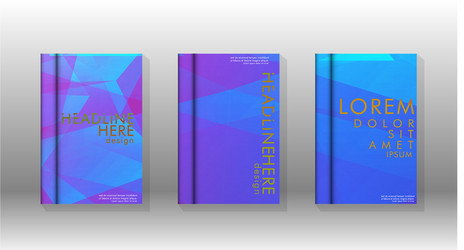 abstract colorful and triangular background ready vector image