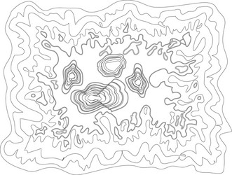 black and white map pattern with abstract vector image
