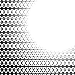 background with gradient triangle shaped cells vector image