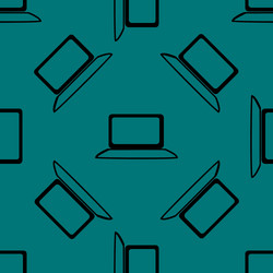 notebook web icon flat design seamless gray vector image