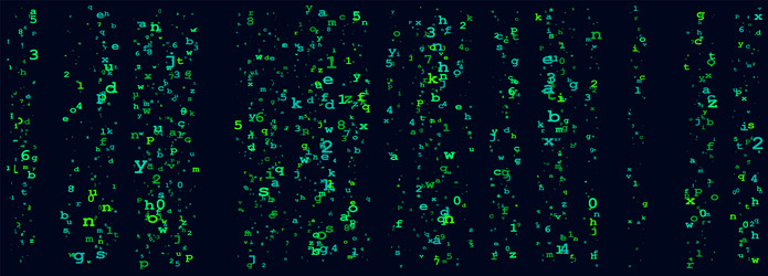 abstract technology binary code background vector image