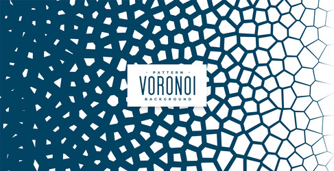 voronoi texture pattern background design vector image