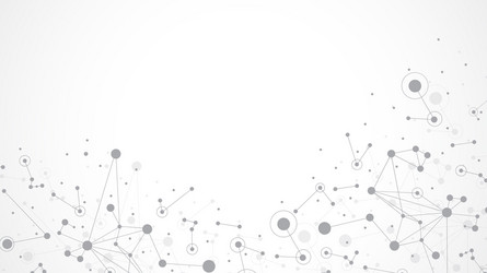 geometric abstract background with connected lines vector image