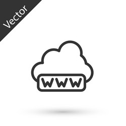 grey line software web development programming vector image