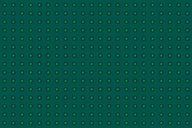 leaf and circle pattern fabric background design vector image