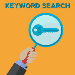 man keyword searching concept vector