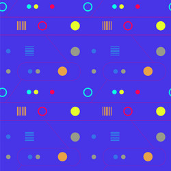 Mechanism and abstract interface seamless pattern vector