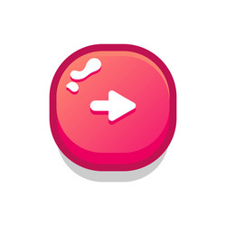 set of buttons for games applications vector image
