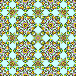 seamless pattern from abstract elements vector image