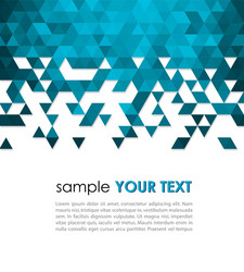 Abstract technology background with triangle vector