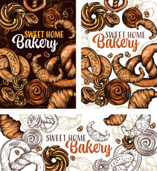 Sweet home bakery Royalty Free Vector Image - VectorStock