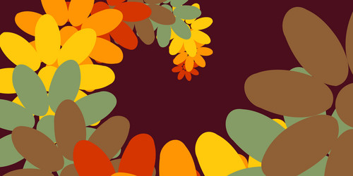 creative abstract design from random colorful vector image