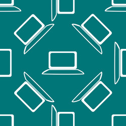 notebook web icon flat design seamless gray vector image