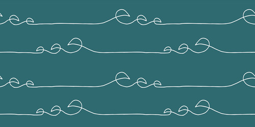seamless wave pattern drawn with one continuous vector image
