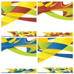 abstract background of different colors vector image