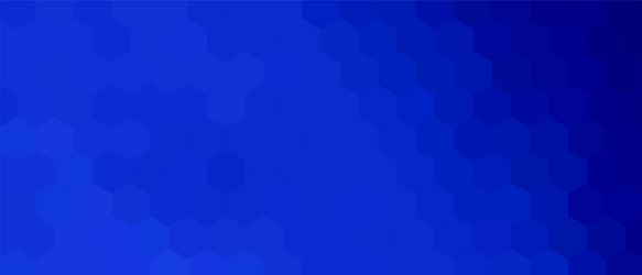 blue hexagonal background pattern in different vector image
