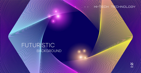 geometric background with dynamic lines vector