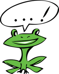 frog Vector Image