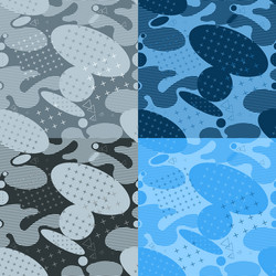 set abstract background pattern vector image