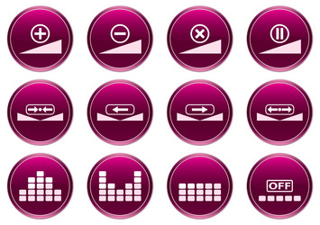 Gadget icons vector