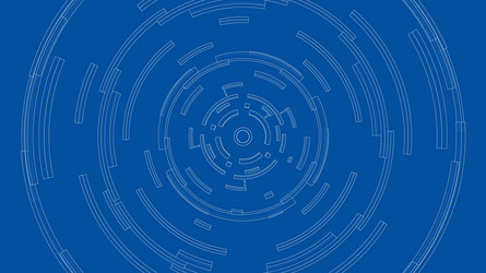 3d circular pattern style wireframe model vector image