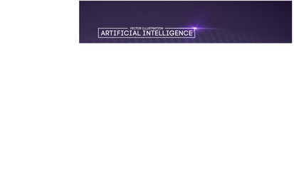 Artificial intelligence automation technology vector