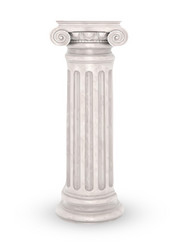 Realistic white antique column Royalty Free Vector Image
