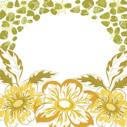 floral background dahlia Vector Image
