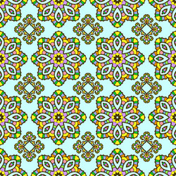 seamless pattern from abstract element vector image