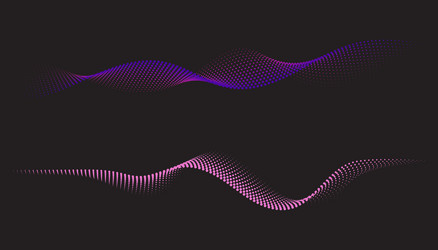 abstract isometric 3d particle line graph vector image