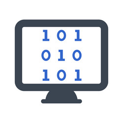 code hacking icon vector image
