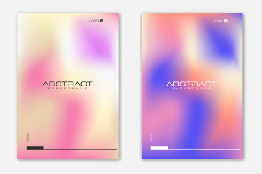 Abstract poster background with gradient mesh vector