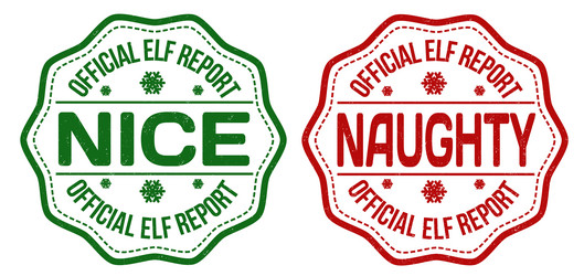 Naughty or Nice Vector Images (over 240)