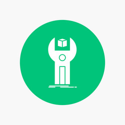 sdk app development kit programming white glyph vector image