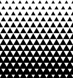 Triangular Halftone Pattern vector image