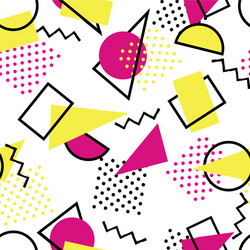 abstract seamless pattern with blots and dots vector image