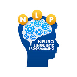 Neuro Linguistic Programming (NLP) vector image