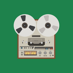 bobbin tape recorder vector