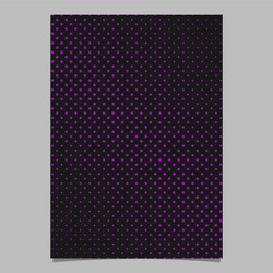 halftone dot pattern page background template vector image