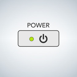 user interface switch button on off vector image
