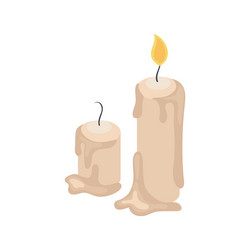 candles isometric vector