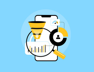 mobile app user segmentation boosts targeting vector image