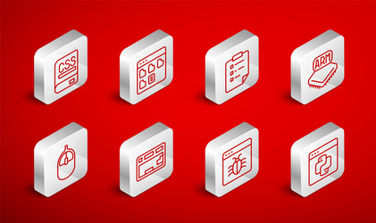 set line python programming language browser vector image