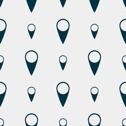 map pointer icon sign seamless abstract background vector image