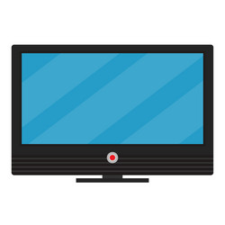 tv screen display electronic television video Vector Image